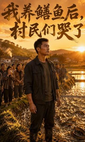 短剧《我养鳝鱼后，村民们哭了》海报