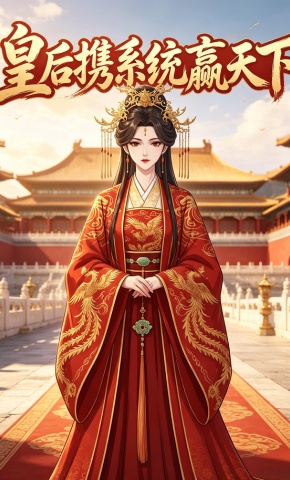短剧《皇后携系统赢天下》海报