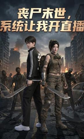 短剧《丧尸末世，系统让我开直播》海报