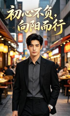 短剧《初心不负，向阳而行》海报