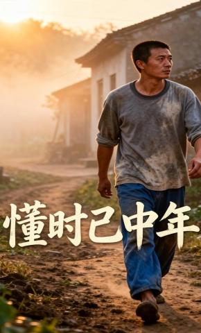 短剧《懂时已中年》海报