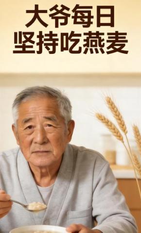 短剧《大爷每日坚持吃燕麦》海报