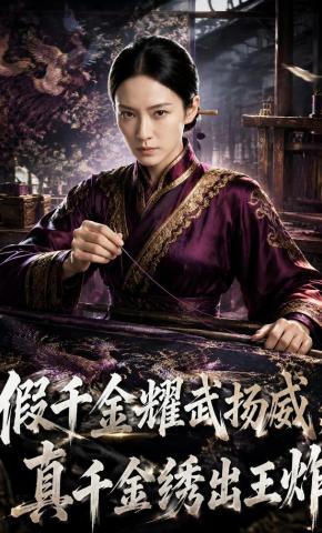 短剧《假千金耀武扬威，真千金绣出王炸》海报