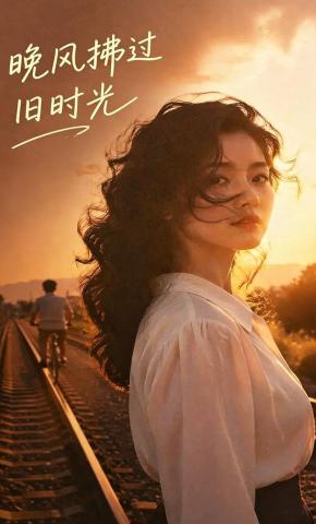 短剧《晚风拂过旧时光》海报