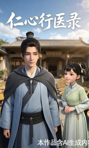 短剧《仁心行医录》海报