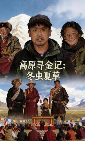 短剧《高原寻金记：冬虫夏草》海报