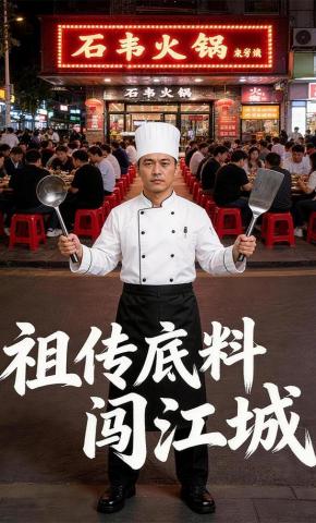 短剧《祖传底料闯江城》海报