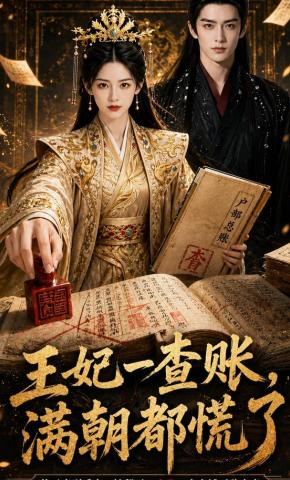 短剧《王妃一查账，满朝都慌了》海报