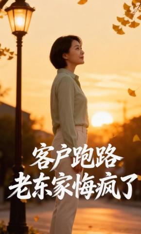 短剧《客户跑路，老东家悔疯了》海报