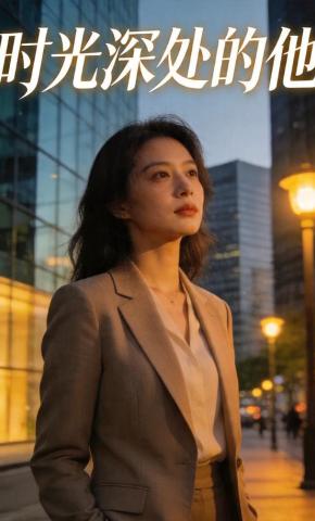短剧《时光深处的他》海报
