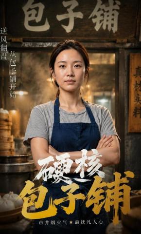 短剧《硬核包子铺》海报