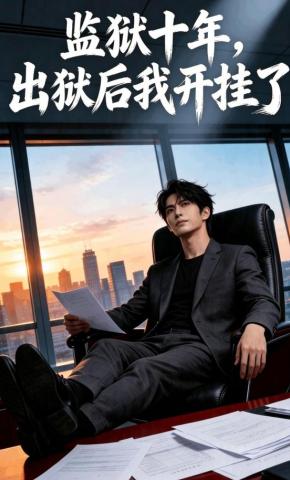 短剧《监狱十年，出狱后我开挂了》海报