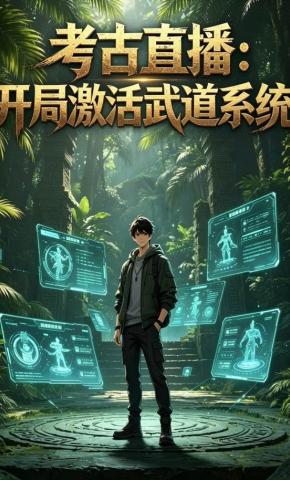 短剧《考古直播：开局激活武道系统》海报
