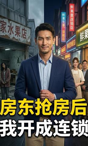 短剧《房东抢房后，我开成连锁》海报