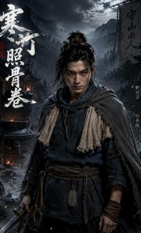 短剧《寒汀照骨卷:废炉守山人开鼎问剑》海报