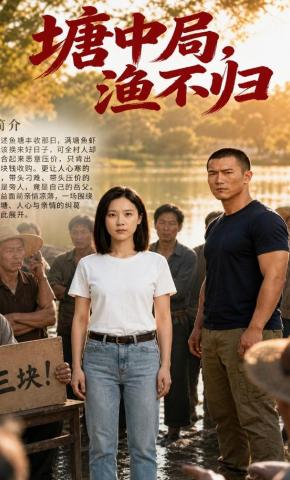 短剧《塘中局,渔不归》海报