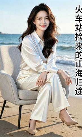短剧《火车站捡来的山海归途》海报