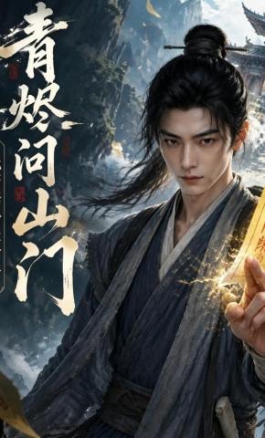 短剧《青烬问山门：纸符修补天阶路》海报