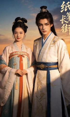 短剧《纸鸢长街》海报