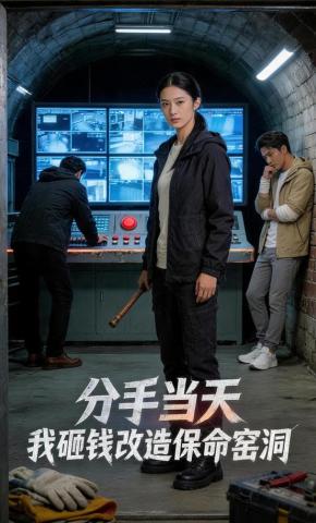 短剧《分手当天，我砸钱改造保命窑洞》海报