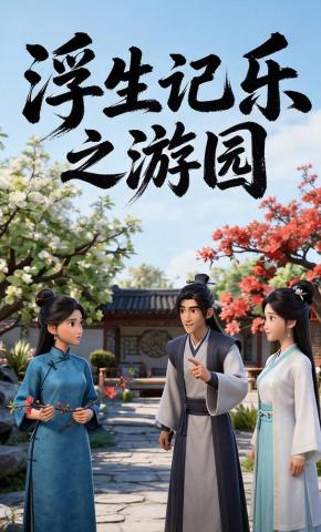 短剧《浮生记乐之游园》海报