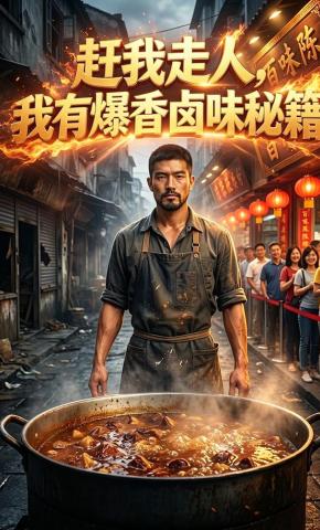 短剧《赶我走人，我有爆香卤味秘籍》海报