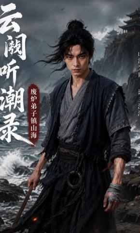 短剧《云阙听潮录：废炉弟子镇山海》海报