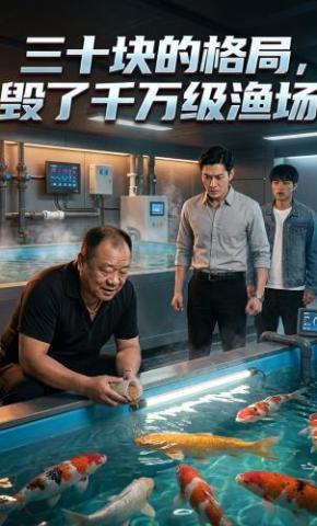 短剧《三十块的格局，毁了千万级渔场》海报