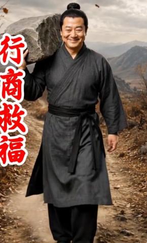 短剧《行商救福》海报