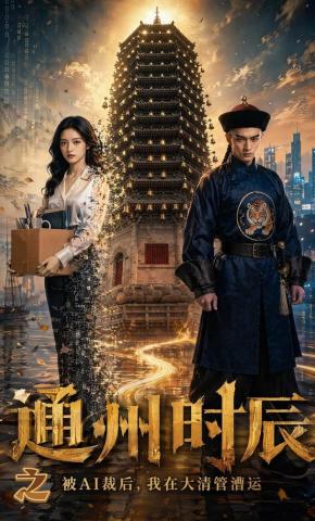 短剧《通州时辰之被AI裁后我在大清管漕运》海报