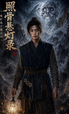 短剧《照骨悬灯录：废炉弟子镇山河》海报