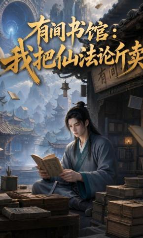 短剧《有间书馆：我把仙法论斤卖》海报