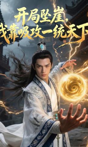 短剧《开局坠崖，我靠吸攻一统天下》海报