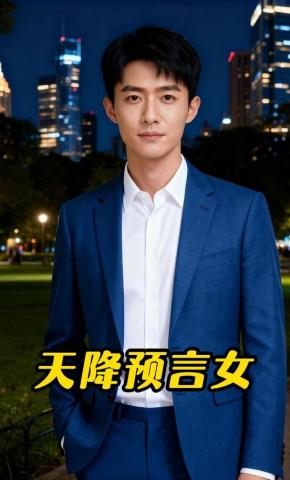 短剧《天降预言女》海报