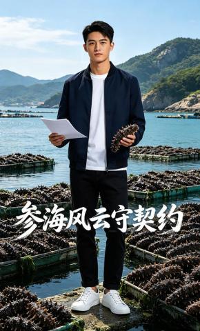 短剧《参海风云守契约》海报