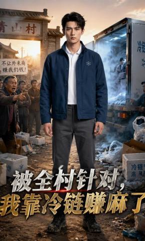 短剧《被全村针对，我靠冷链赚麻了》海报