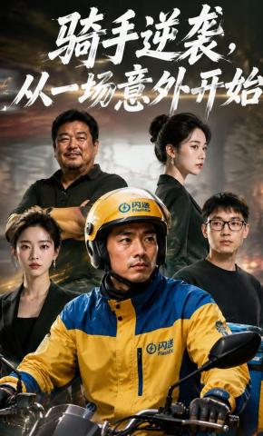 短剧《骑手逆袭，从一场意外开始》海报