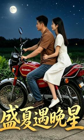 短剧《盛夏遇晚星》海报