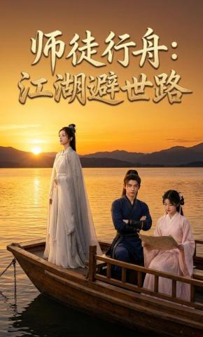 短剧《师徒行舟：江湖避世路》海报