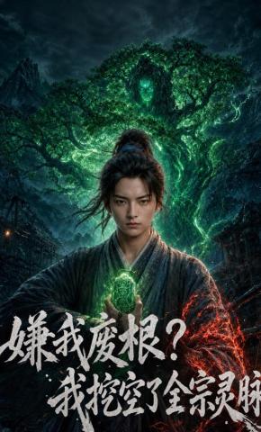 短剧《嫌我废根？我挖空了全宗灵脉》海报