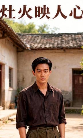 短剧《灶火映人心》海报