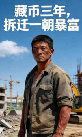 短剧《藏币三年，拆迁一朝暴富》海报