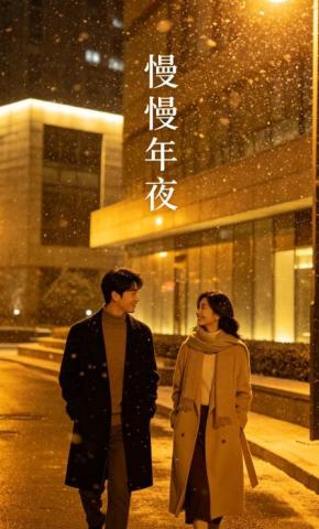 短剧《慢慢年夜》海报