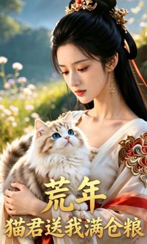 短剧《荒年，猫君送我满仓粮》海报