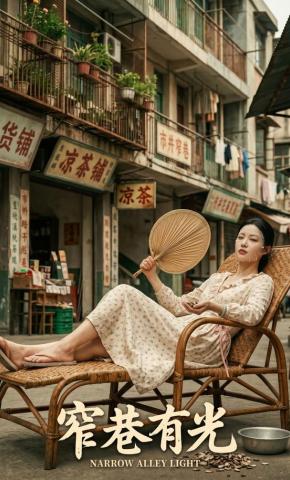 短剧《窄巷有光》海报
