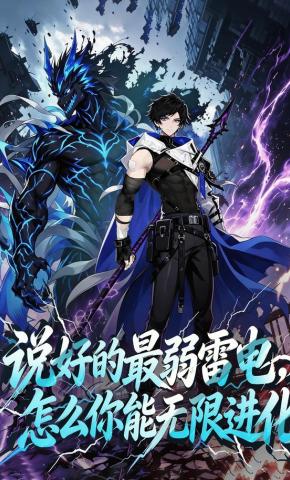 短剧《说好的最弱雷电，怎么你能无限进化》海报