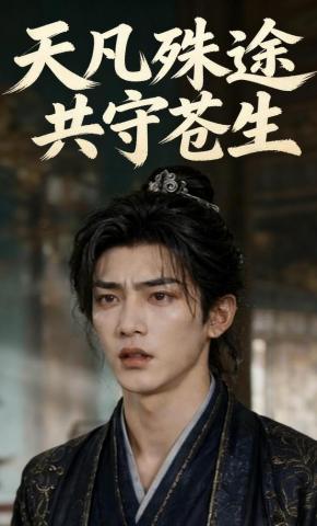 短剧《天凡殊途共守苍生》海报