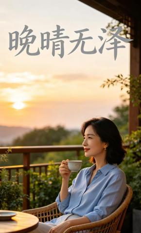 短剧《晚晴无泽》海报