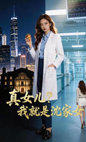 短剧《真女儿？我就是沈家女》海报