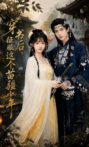 短剧《穿书后，征服这个苗疆少年》海报